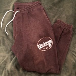 Volcom Grey Sweatpants Unisex